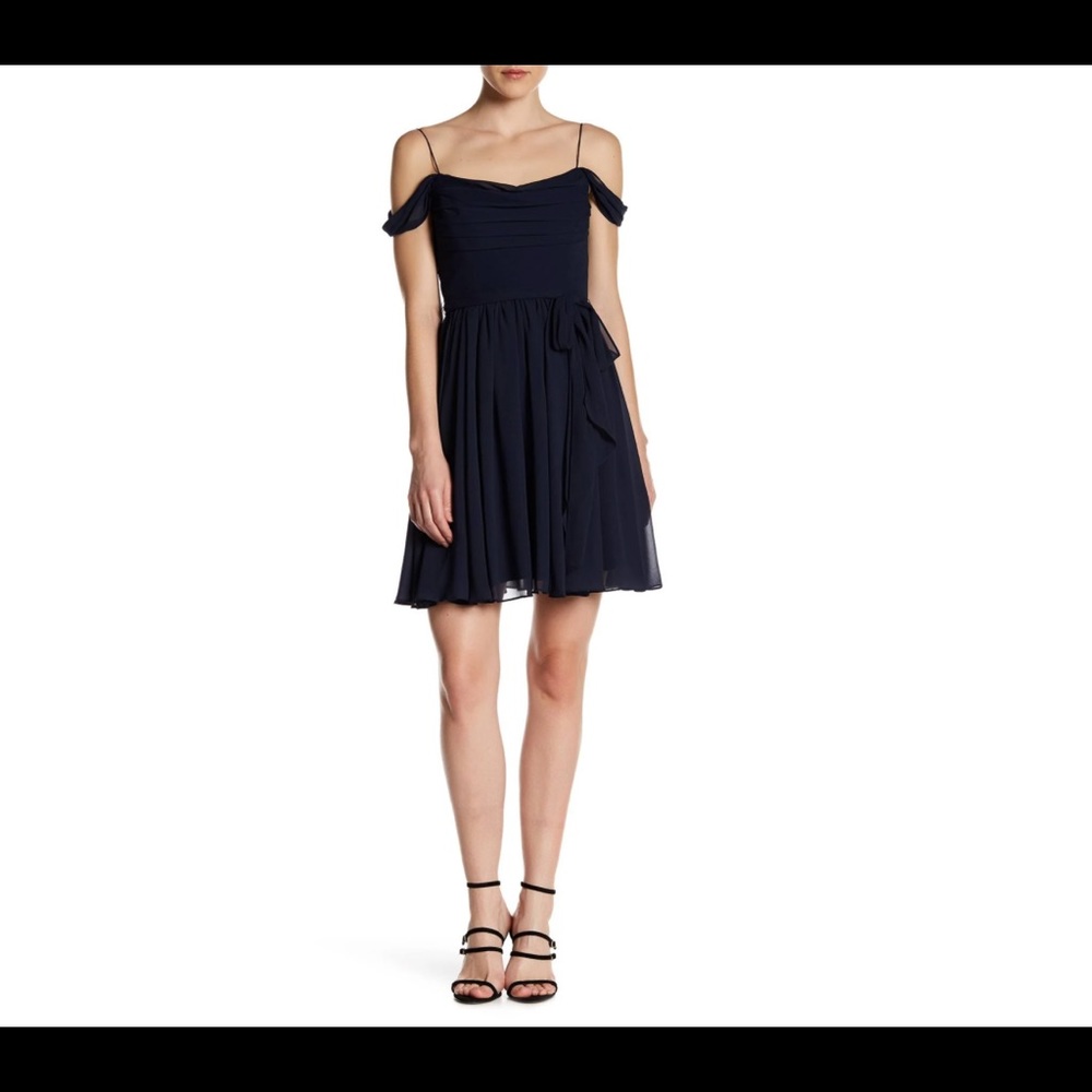 Vera Wang Off The Shoulder Dress